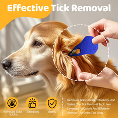 Wndine Tick Remover Tool 3 Pack, compact size fits pockets or bags
