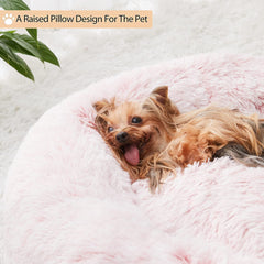 WNPETHOME calming-donut-bed warm-core promotes self-warming comfort.