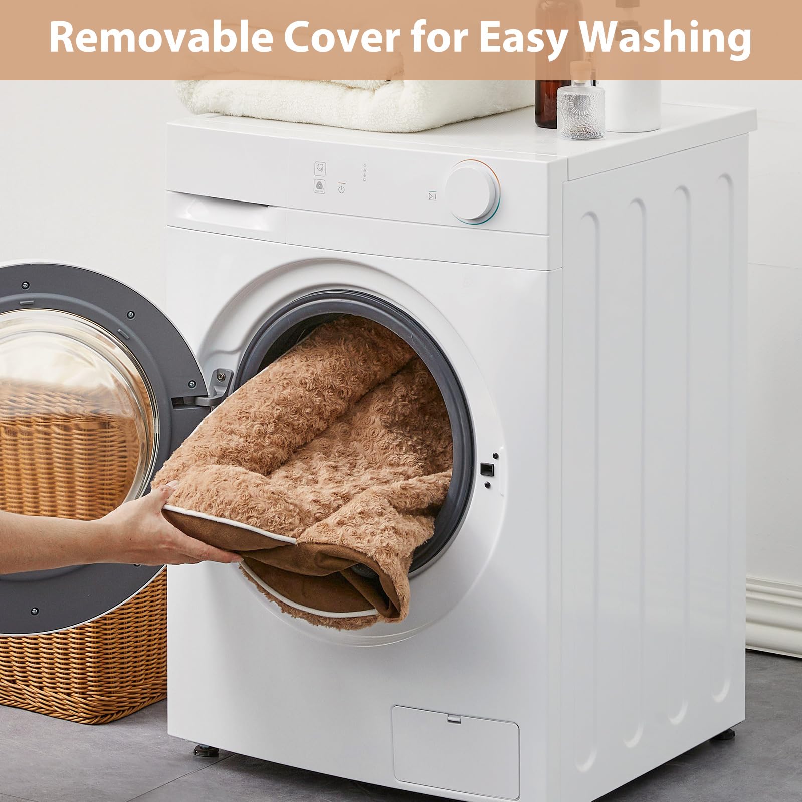 WNPETHOME 36x27x6.5 inch size fits large dogs up to 50 lbs.