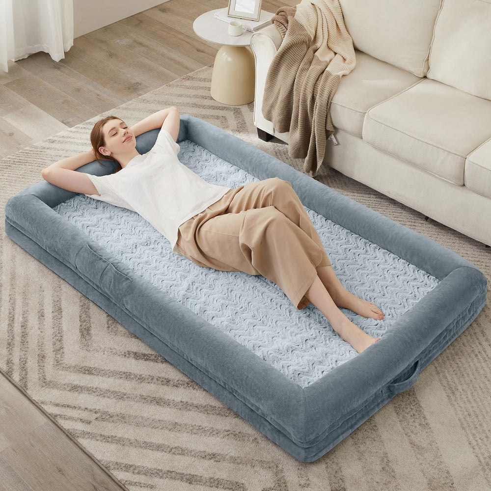 WNPETHOME bed measures 71 by 46 inches, suitable for up to 200 pounds.