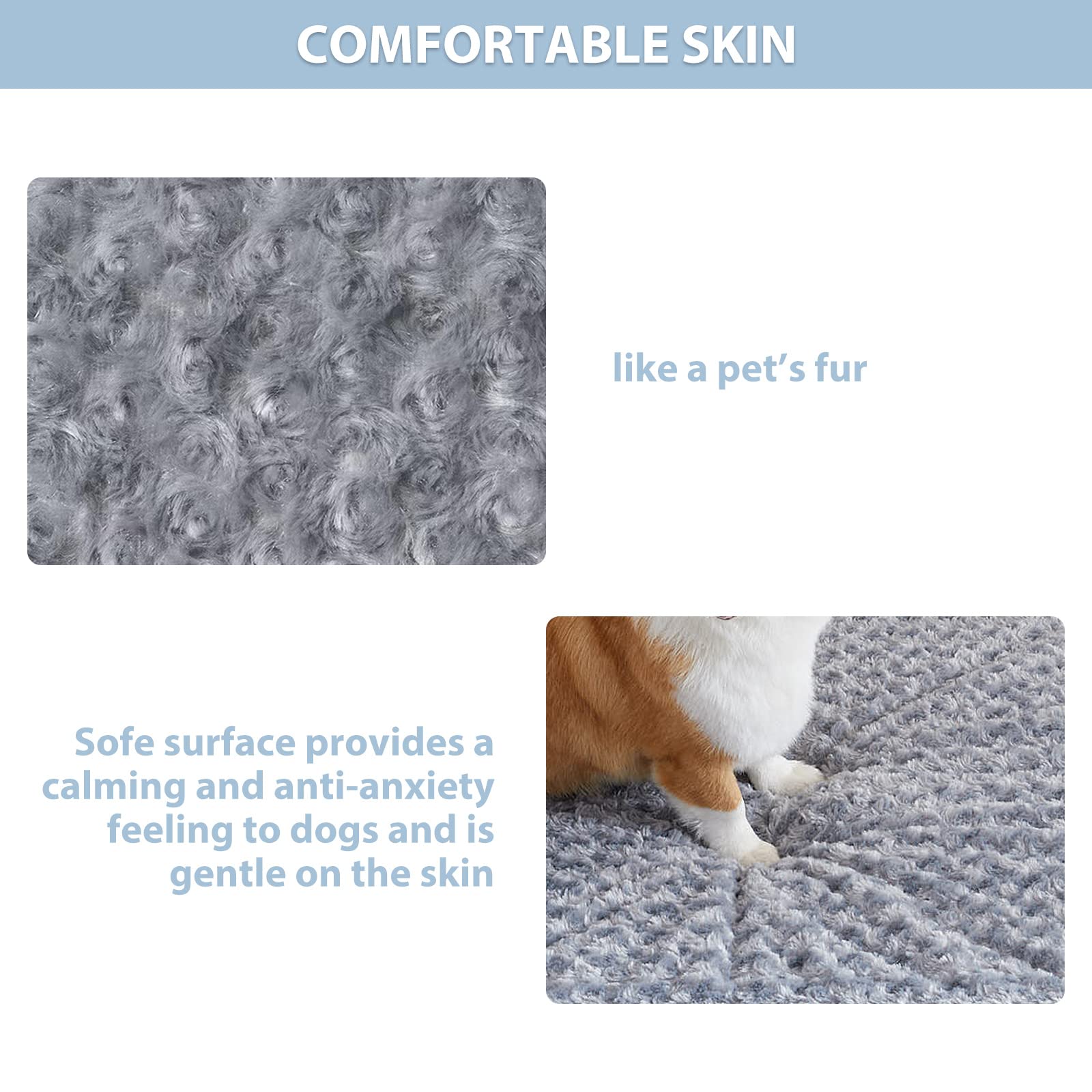 WNPETHOME egg crate foam core provides cushioned support for aging or active dogs.