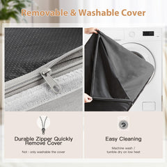 WNPETHOME egg crate foam evenly distributes weight for comfort.