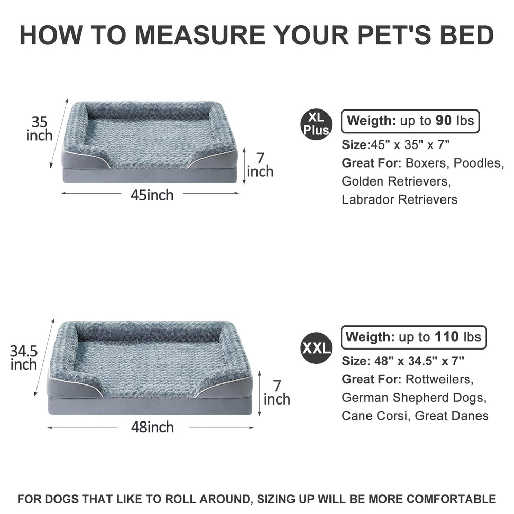 WNPETHOME non-skid bottom keeps bed steady on floors