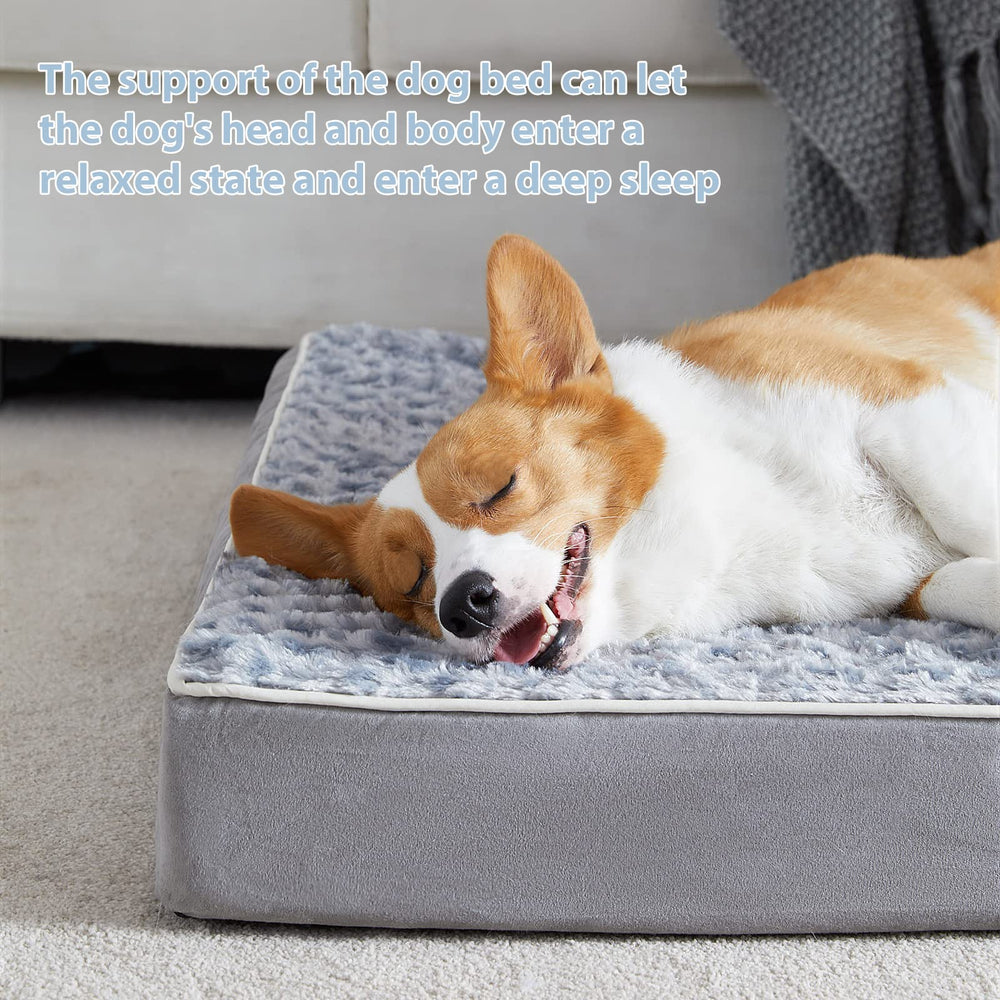 Non-slip bottom of WNPETHOME bed keeps it stable on smooth floors.