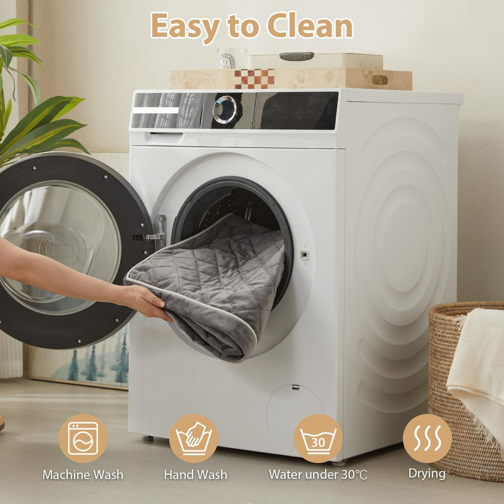 WNPETHOME quilted design close-up showcases durable stitching and premium look.