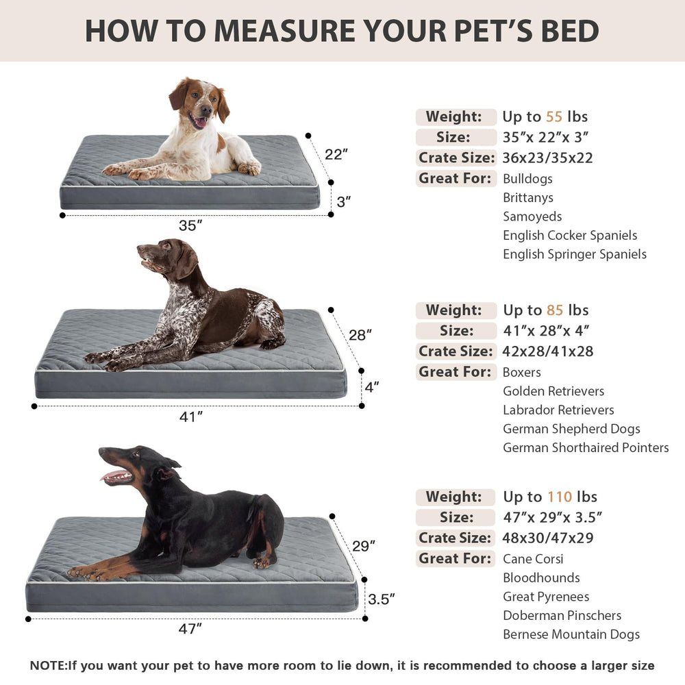 WNPETHOME quilted pattern bed design adds stylish decor appeal