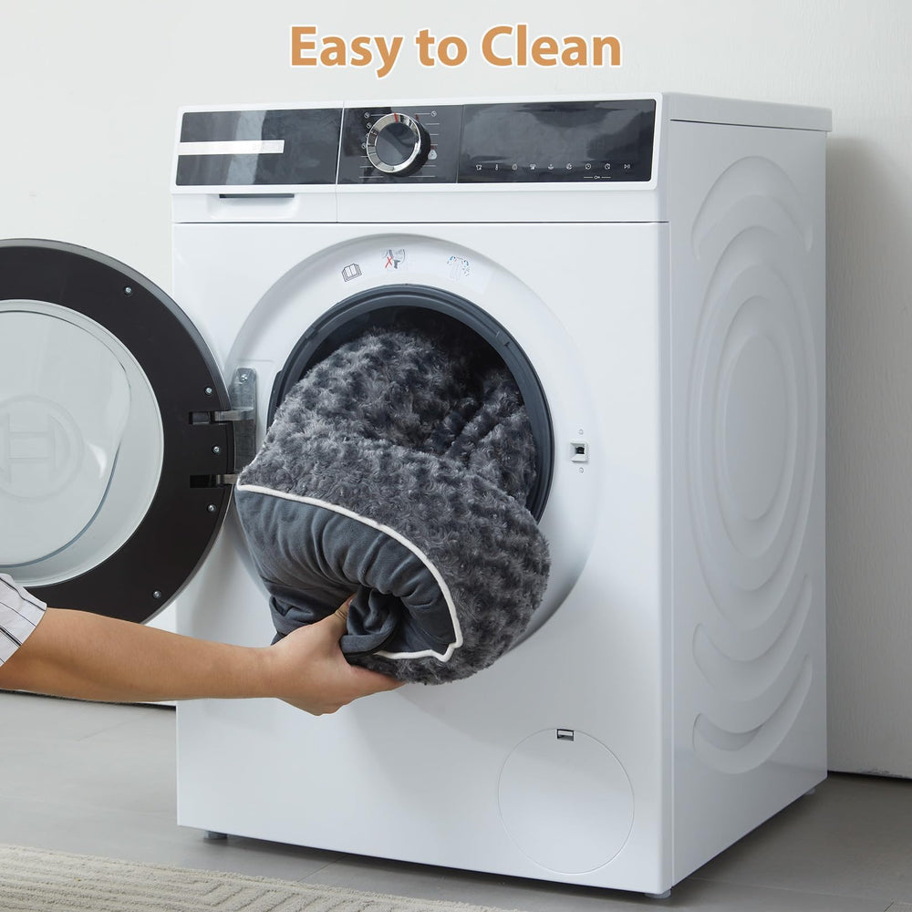 WNPETHOME washable cover with zipper enables quick, mess-free cleaning.