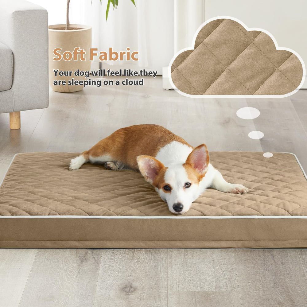 WNPETHOME washable dog bed with detachable cover and durable zippers for easy cleaning