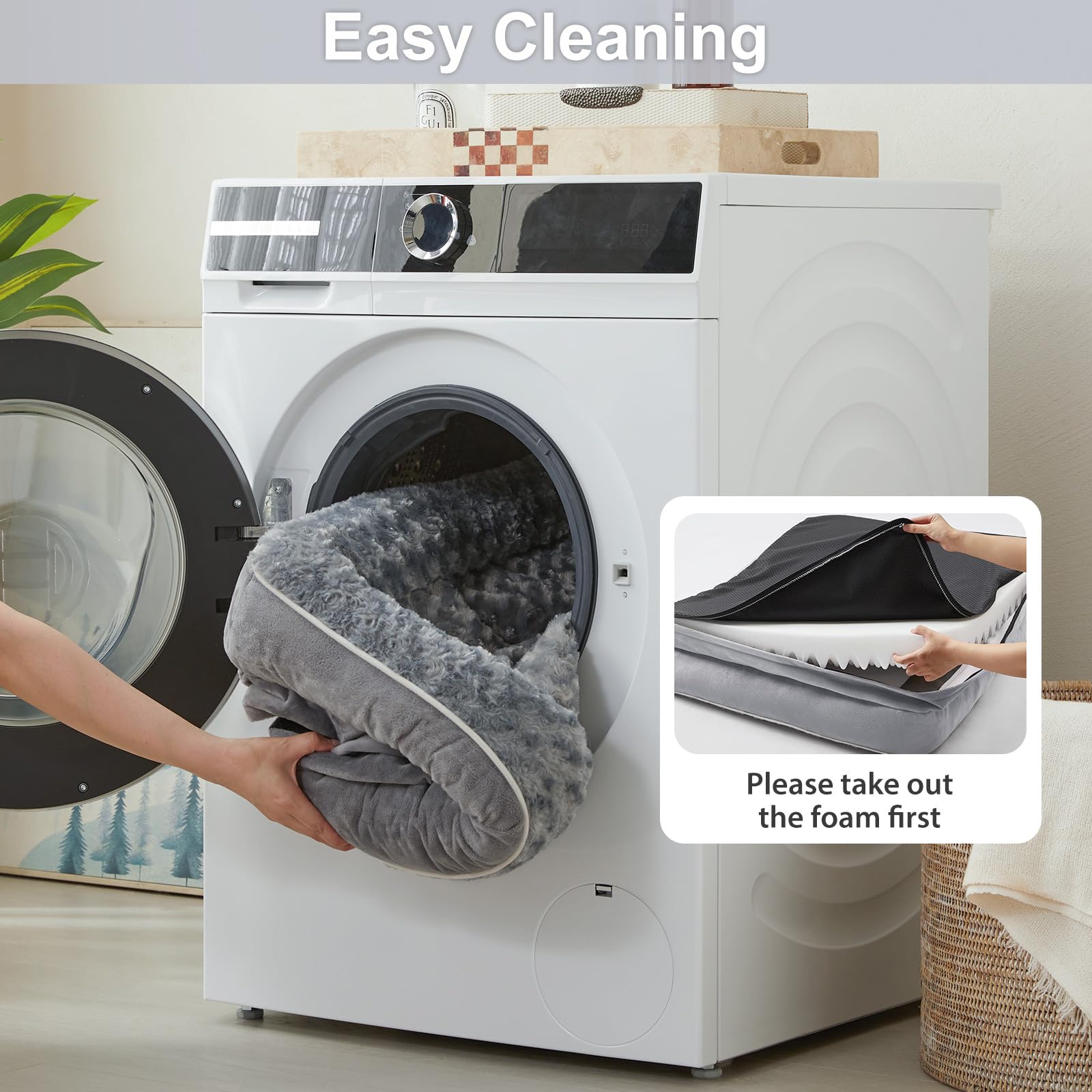 WNPETHOME waterproof inner lining shields bed from accidents and spills