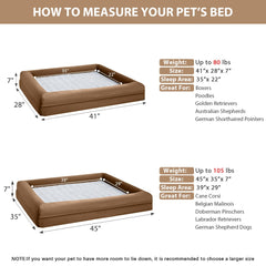 WNPETHOME XL dog bed with bolstered sides for secure lounging