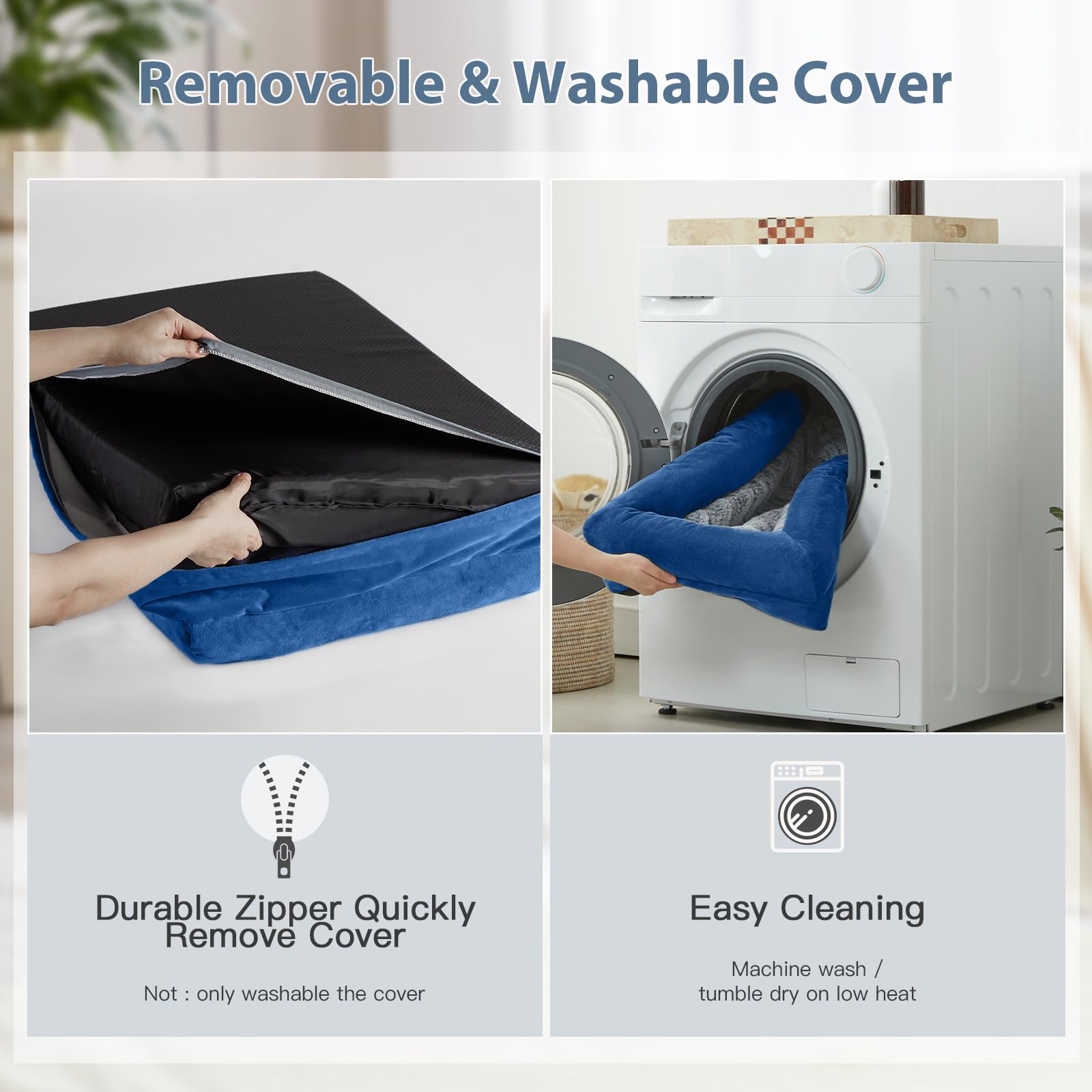 WNPETHOME XXXL dog bed shown in living room for large dogs