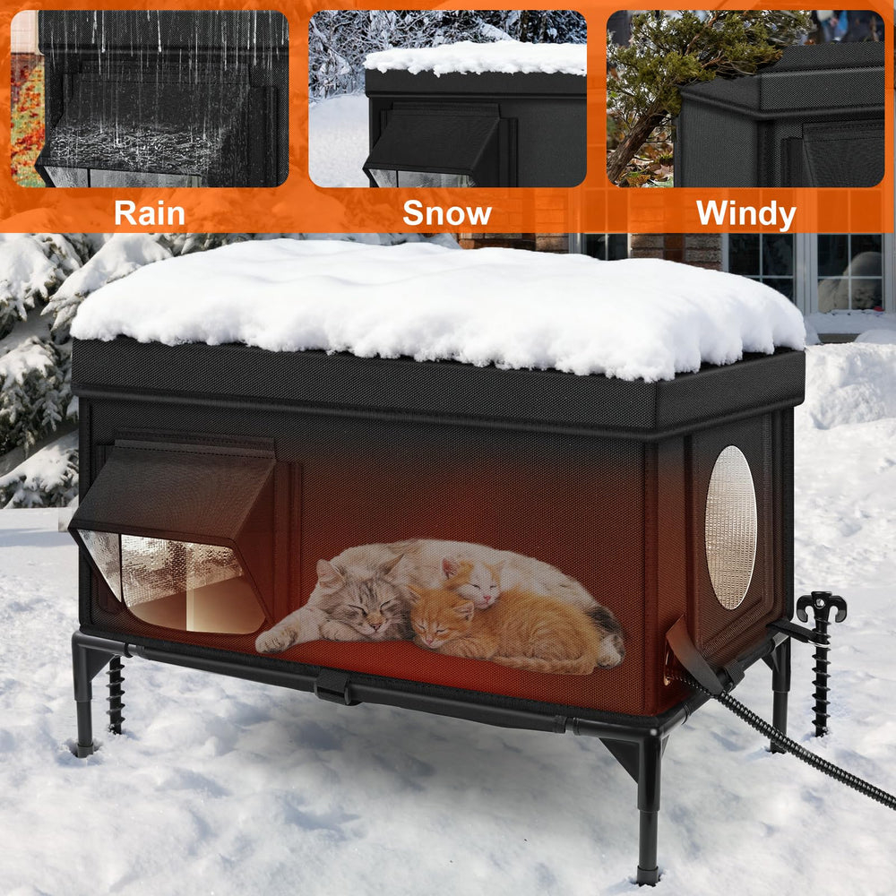 Wn's Day elevated base keeps the shelter dry and away from moisture.