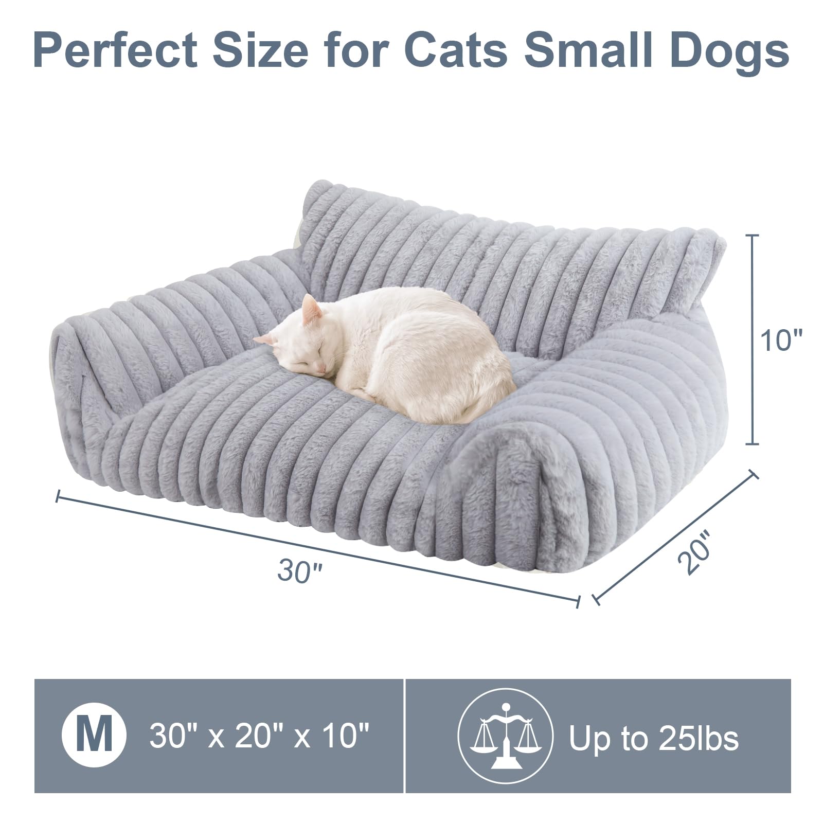 Wn's Day removable washable cover enables easy cleaning of pet bed.