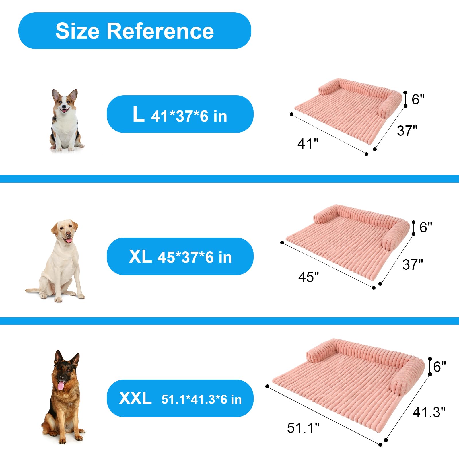 Wn's Day dog couch bed in use demonstrates a calming, comfy resting spot.