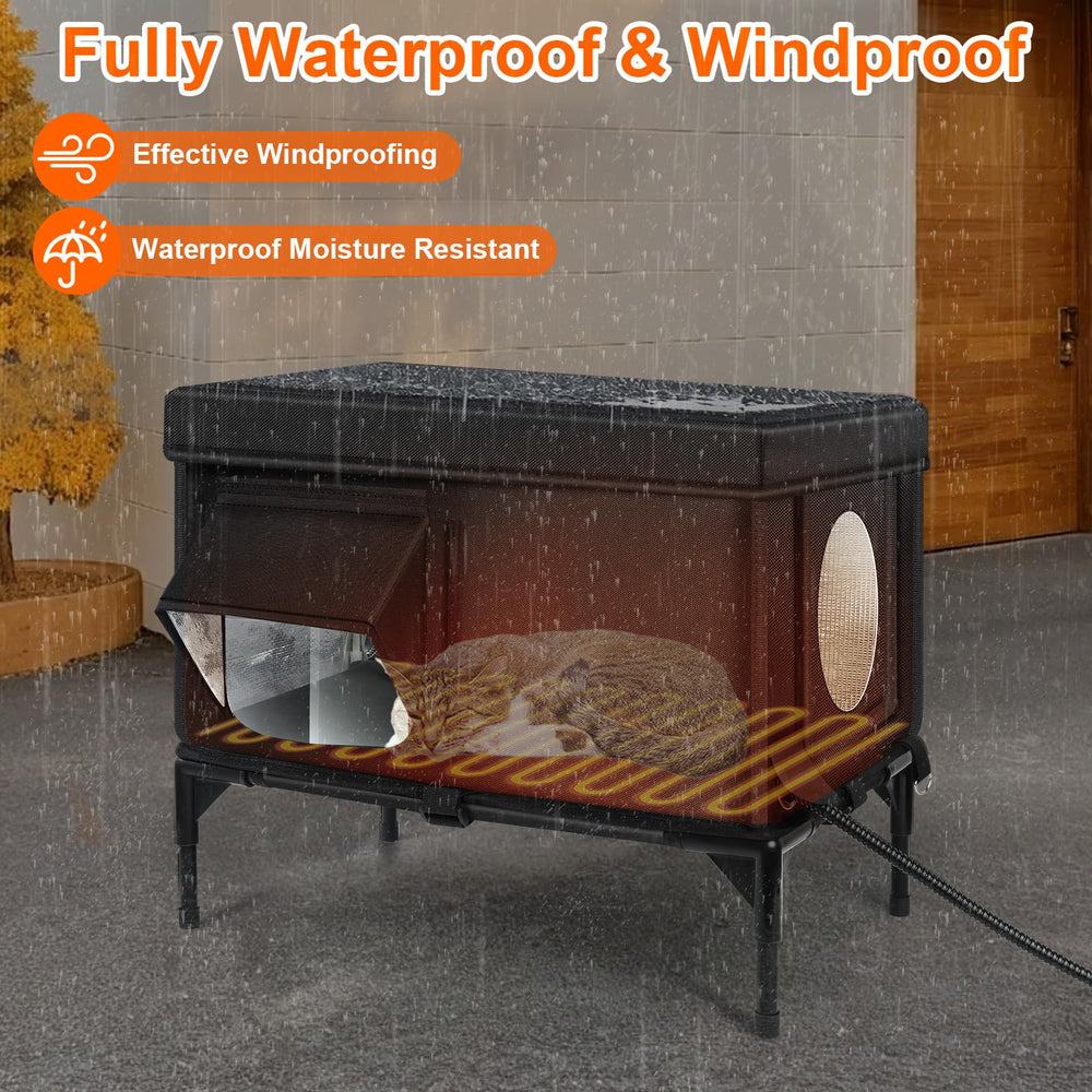 Wn's Day escape door design image highlights safe egress for curious cats