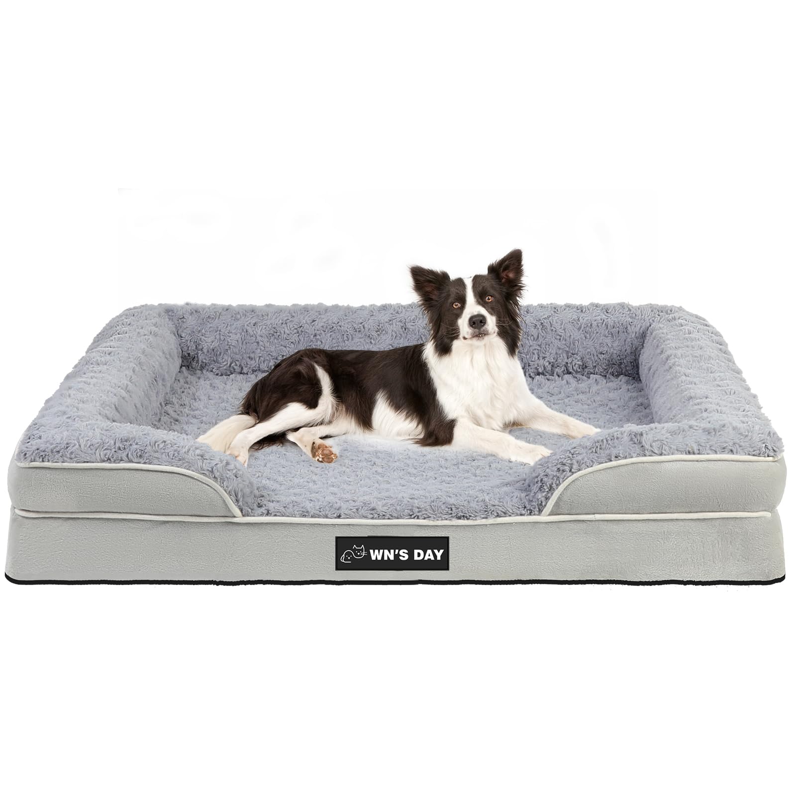 Wn's Day orthopedic bed with egg crate foam for joint support