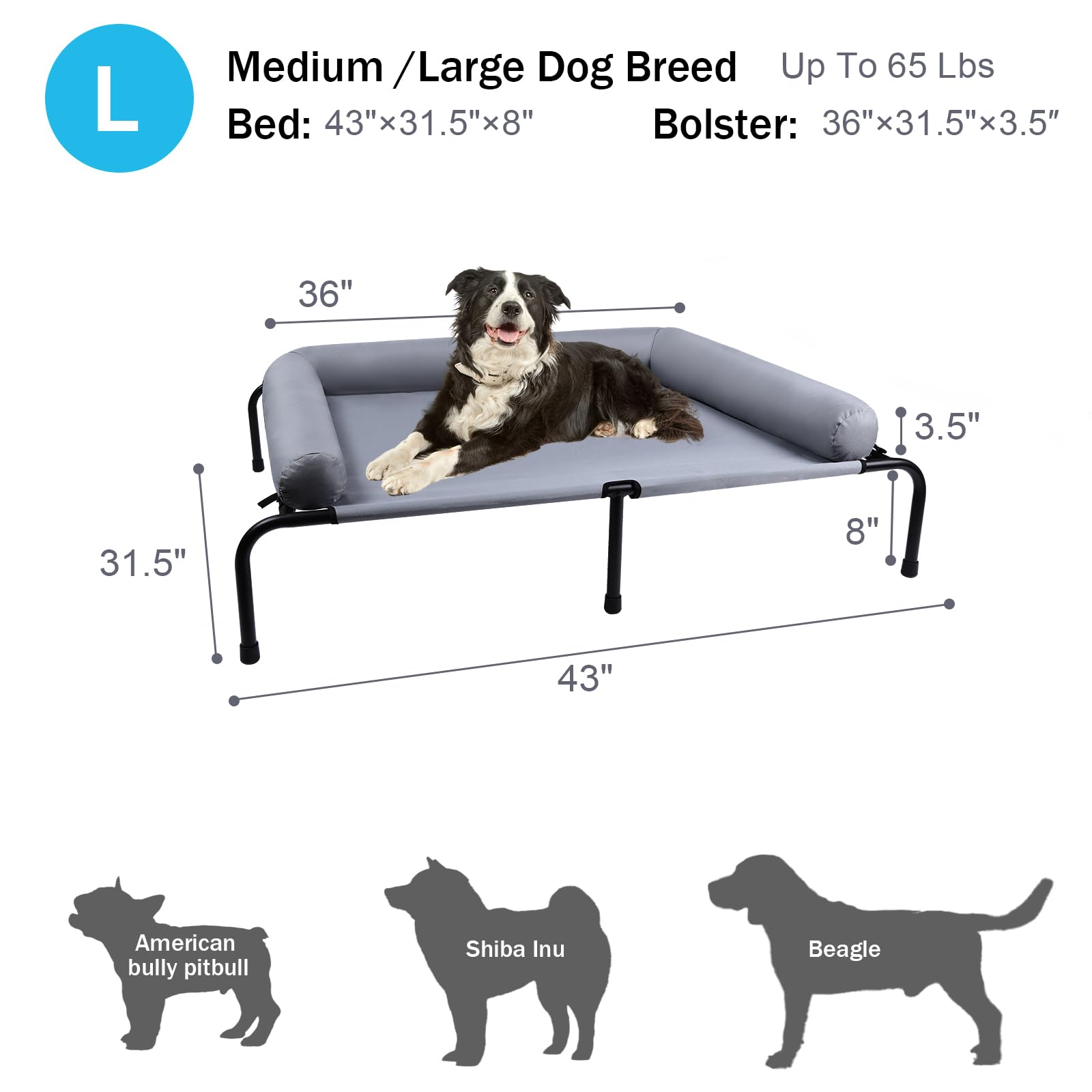 Wn's Day outdoor dog bed shows washable materials for easy cleanup after adventures