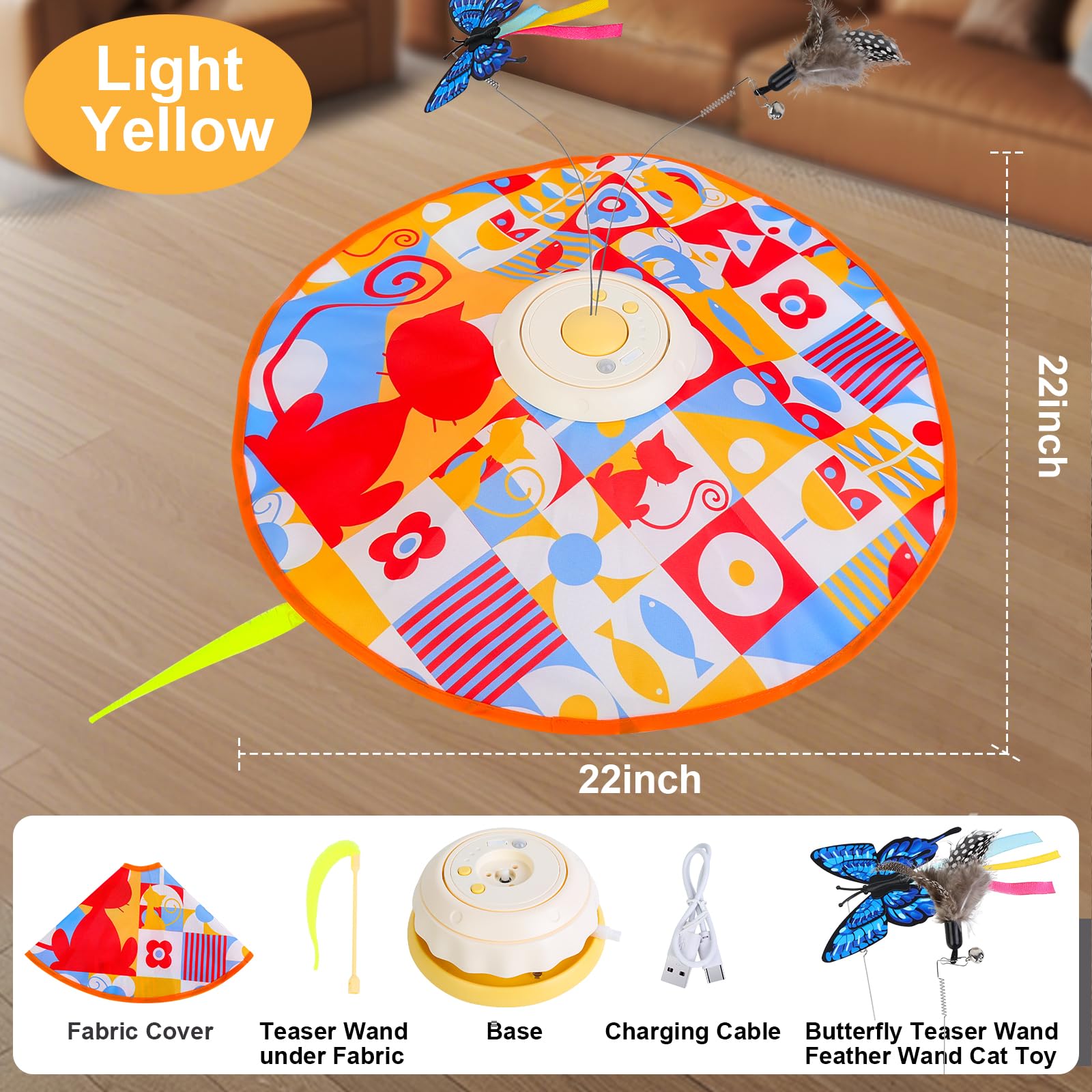 Wn's Day stable base with suction cup ensures secure play on smooth floors.