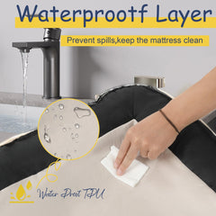 Wn's Day bed features waterproof bottom and anti-slip base