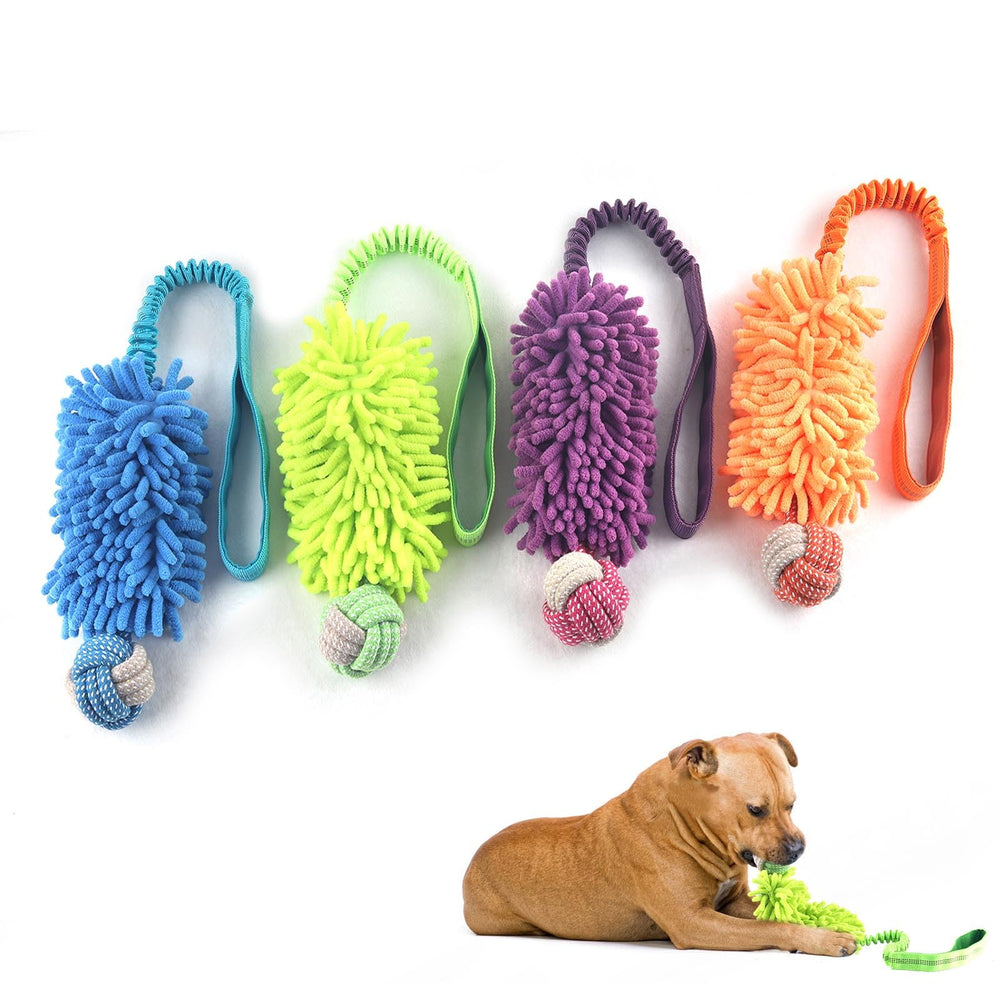 Wodoca dog rope toy colorful design for multi-sensory stimulation during fetch