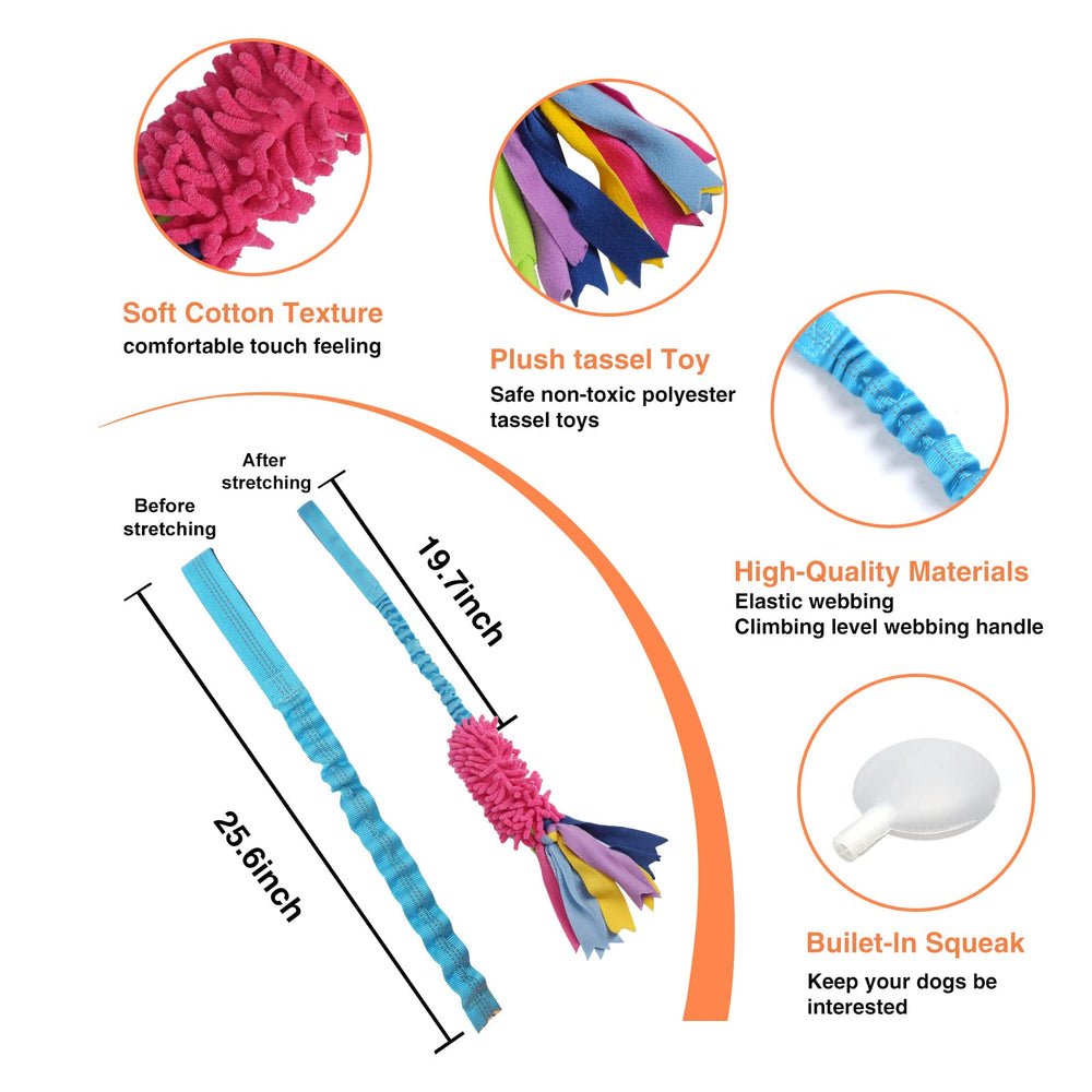 Wodoca dog tug toy-puppy-and-dog-play captures versatile fun for dogs and owners during training