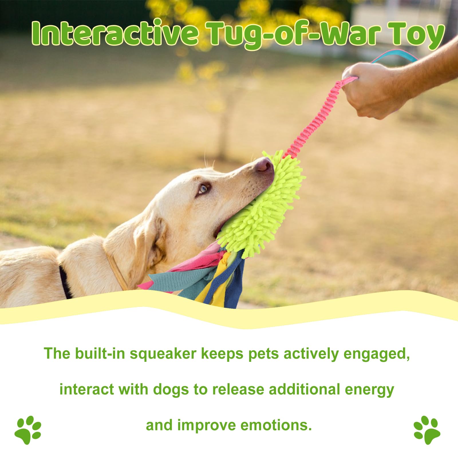 Wodoca dog tug toy training-session supports bonding through guided games.