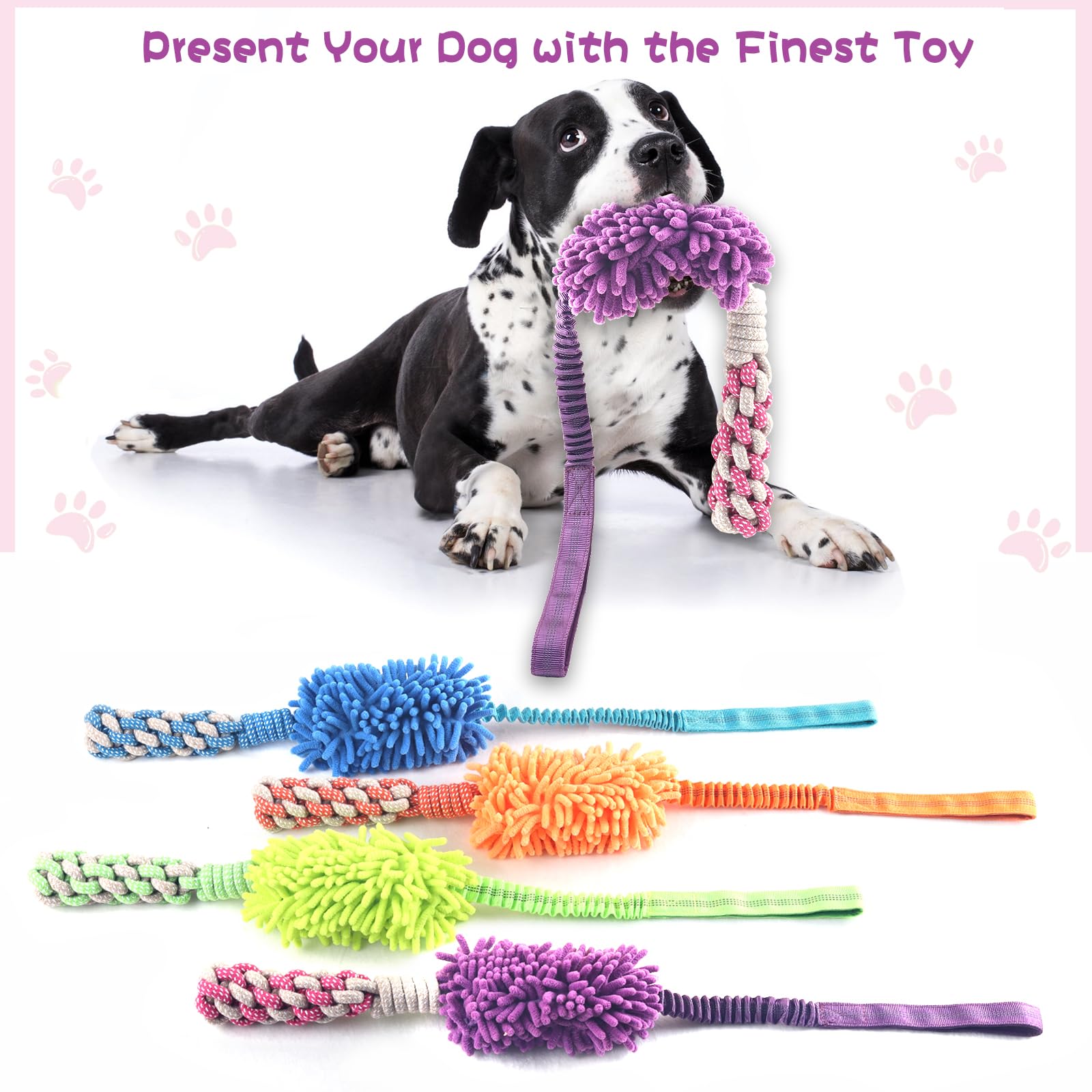 Wodoca tug-of-war toy promotes bonding through interactive training