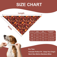WoffBow adjustable-fit bandana secures comfortably on medium and large dogs