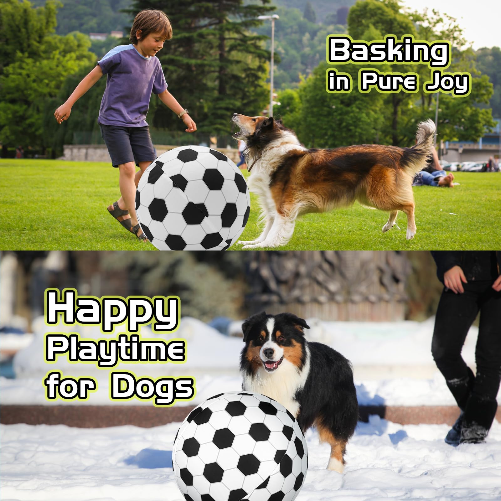 Wofypetny 25inch Herding Ball stay fully inflated supports optimal play.