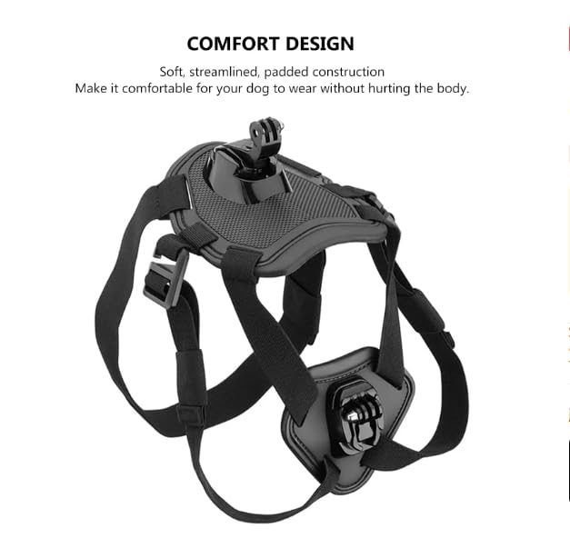 Wogerplu dog harness adjustable straps fit multiple sizes securely