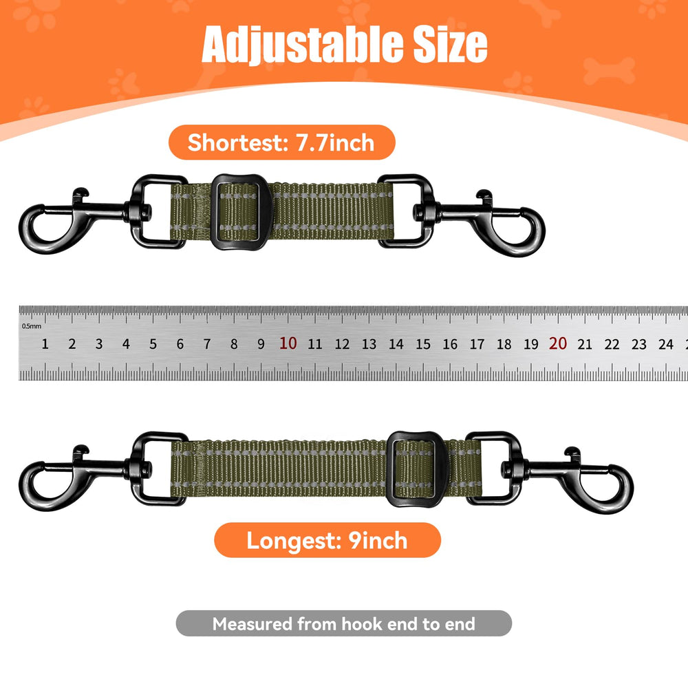 WOINXENN durable metal hardware with reflective nylon improves durability and visibility