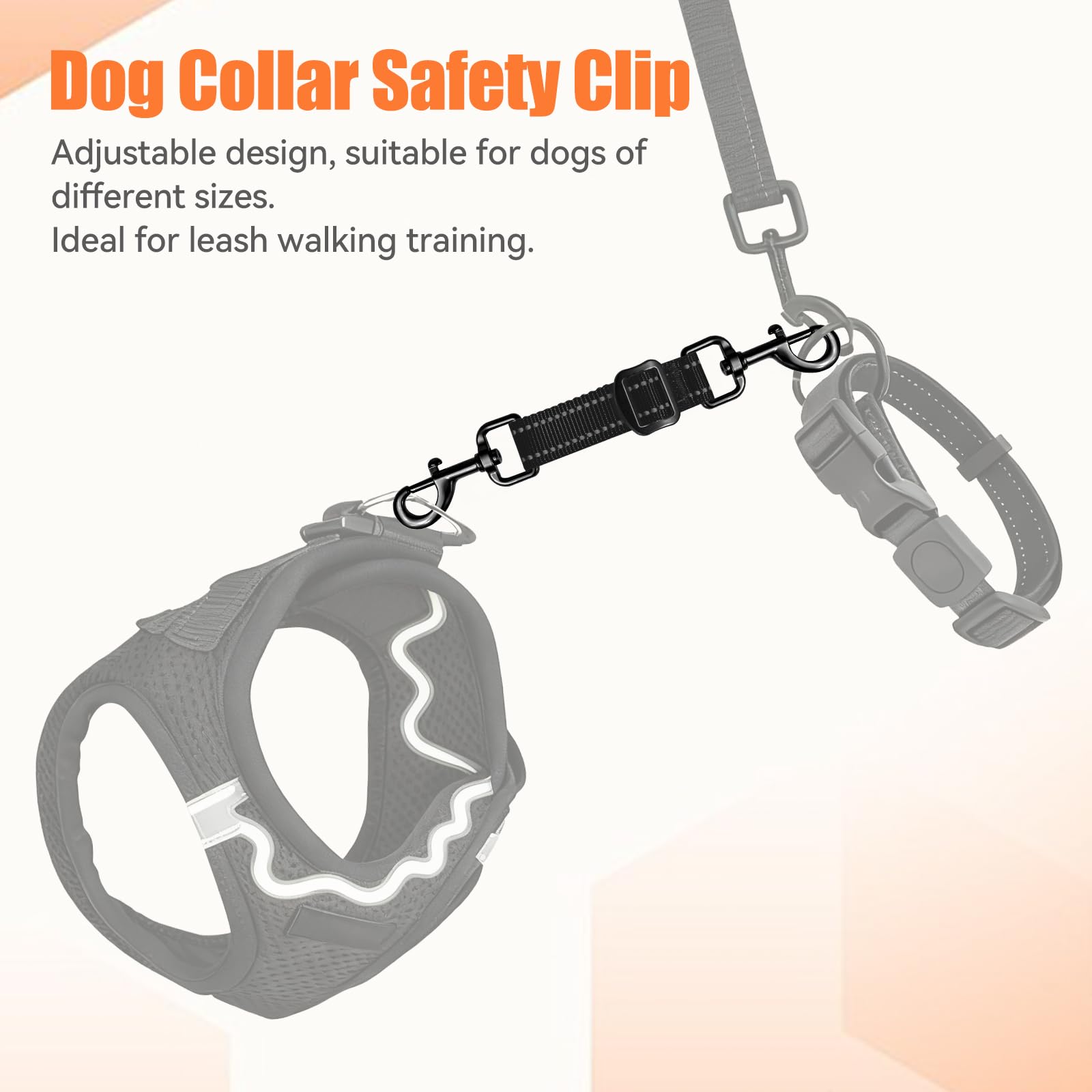 WOINXENN high reflectivity nylon webbing enhances visibility for night walks.