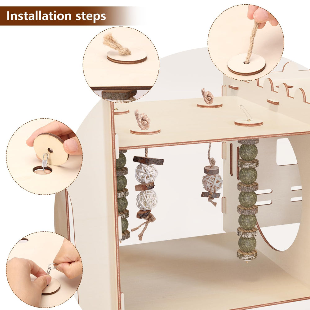 Woiworco easy-assembly design with included hardware saves setup time.