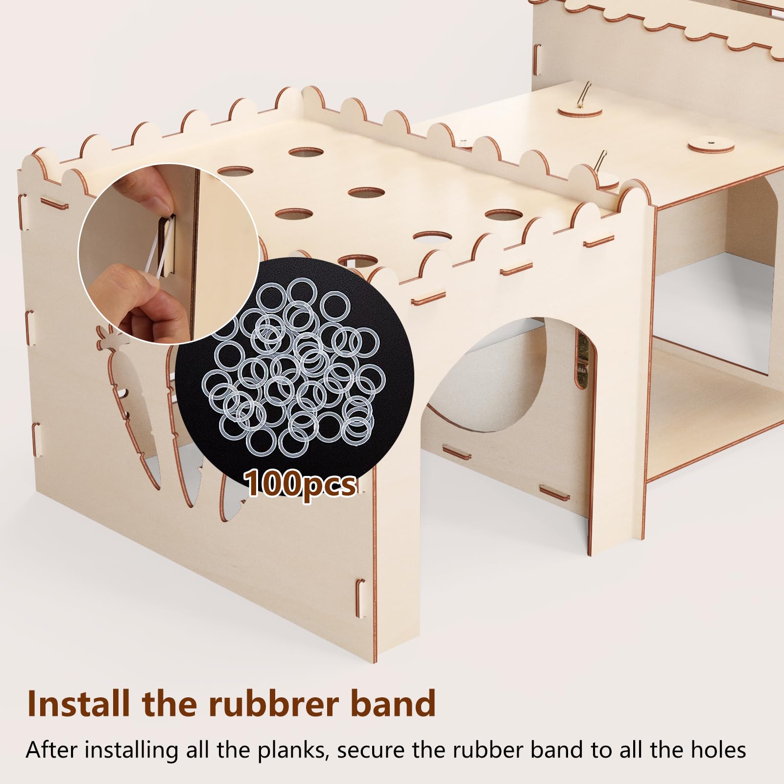 Woiworco spacious pet home offers a secure, comfortable indoor retreat.