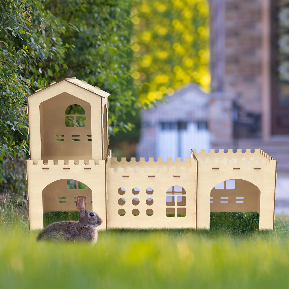 Woiworco extra large rabbit hideout breathable design keeps pets comfortable