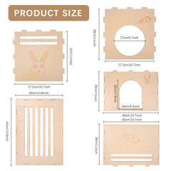 Woiworco wooden poplar material closeup highlights durable, natural-feeling construction.