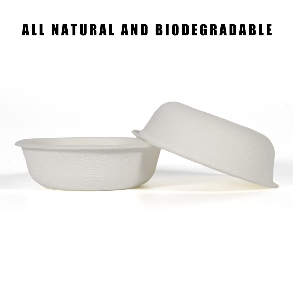 WOLEDOE compostable reptile cups simplify cleanup after meals.