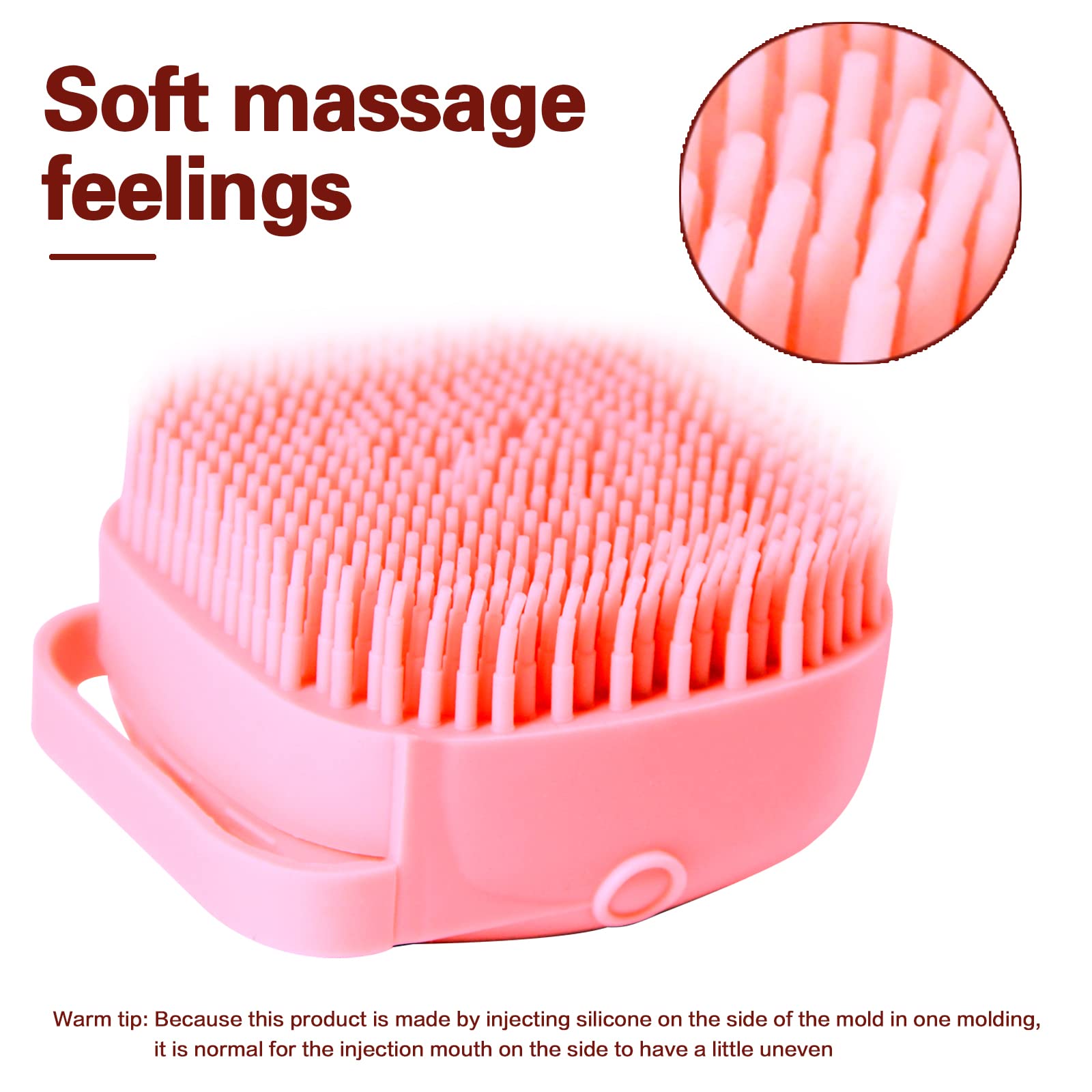 Woleigiao bath brush easy-to-use for small pets during bath time