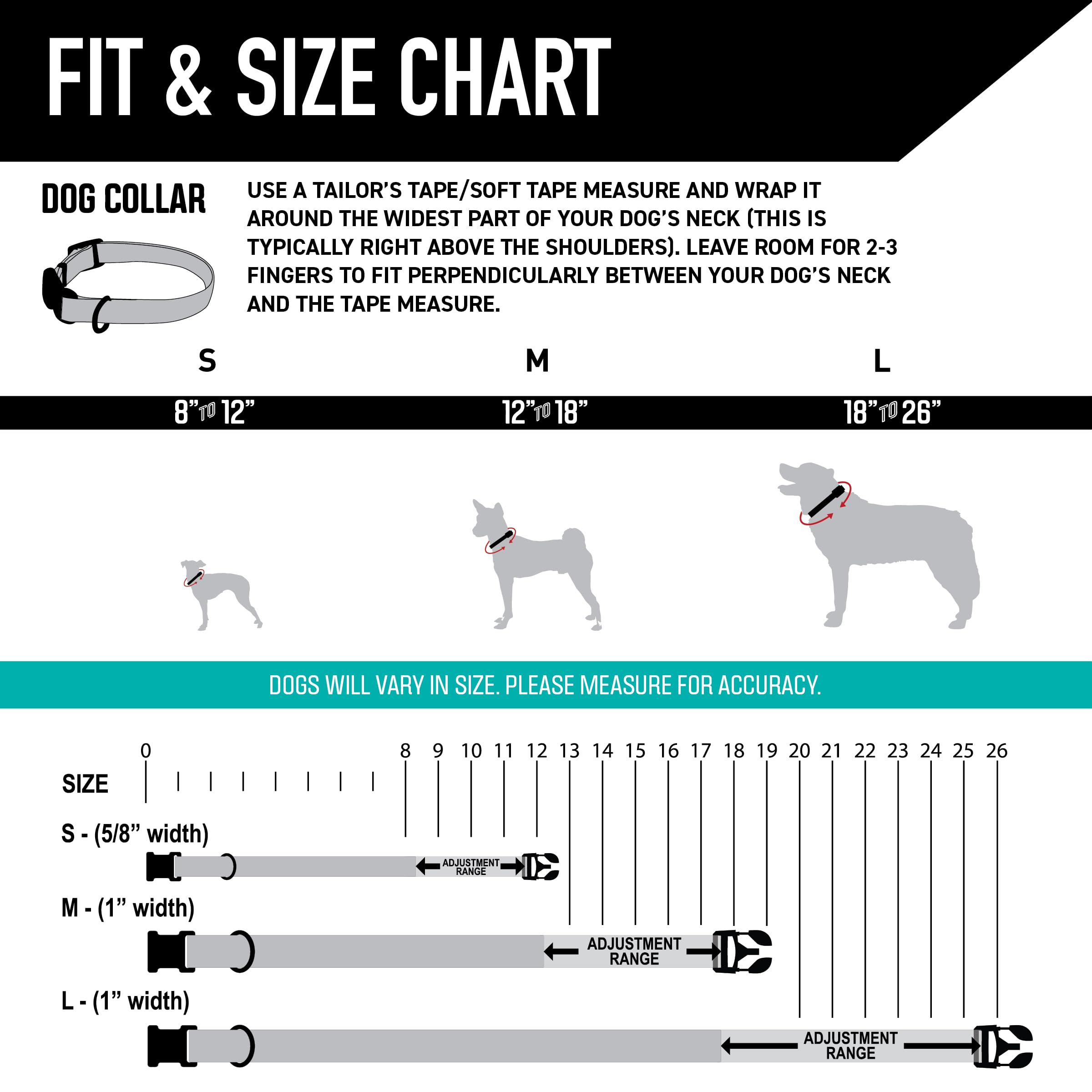 Wolfgang Man & Beast Heavy Duty Collar welded D-ring close-up for secure leash attachment.