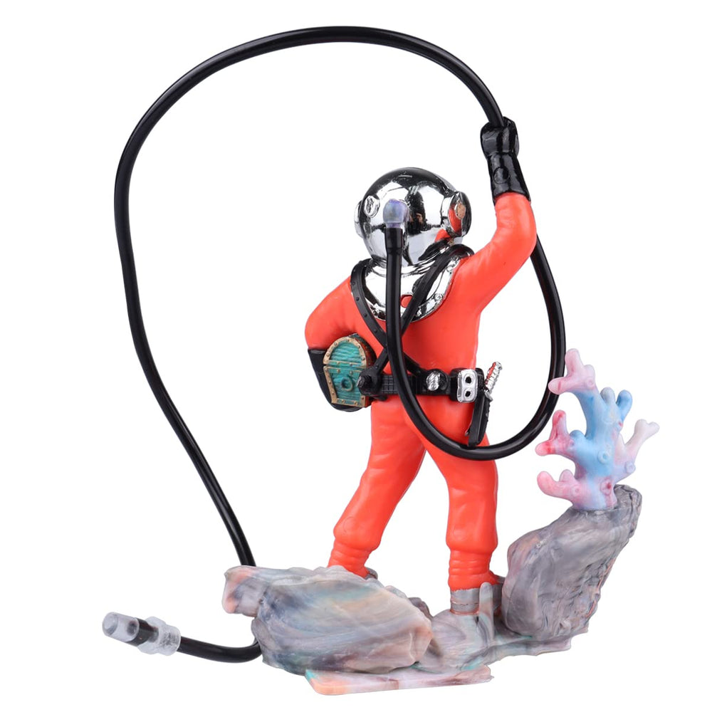 Wolfride diver statue is lightweight, stabilizing with sand or stones.