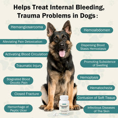 WOMRICH yunan-sanqi-capsules-dogs-pack packaged capsules for canine bleeding relief