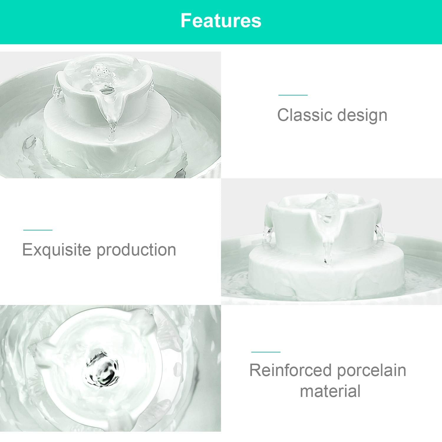 Wonder Creature Cupcake porcelain surface highlights rust-resistant easy-clean design
