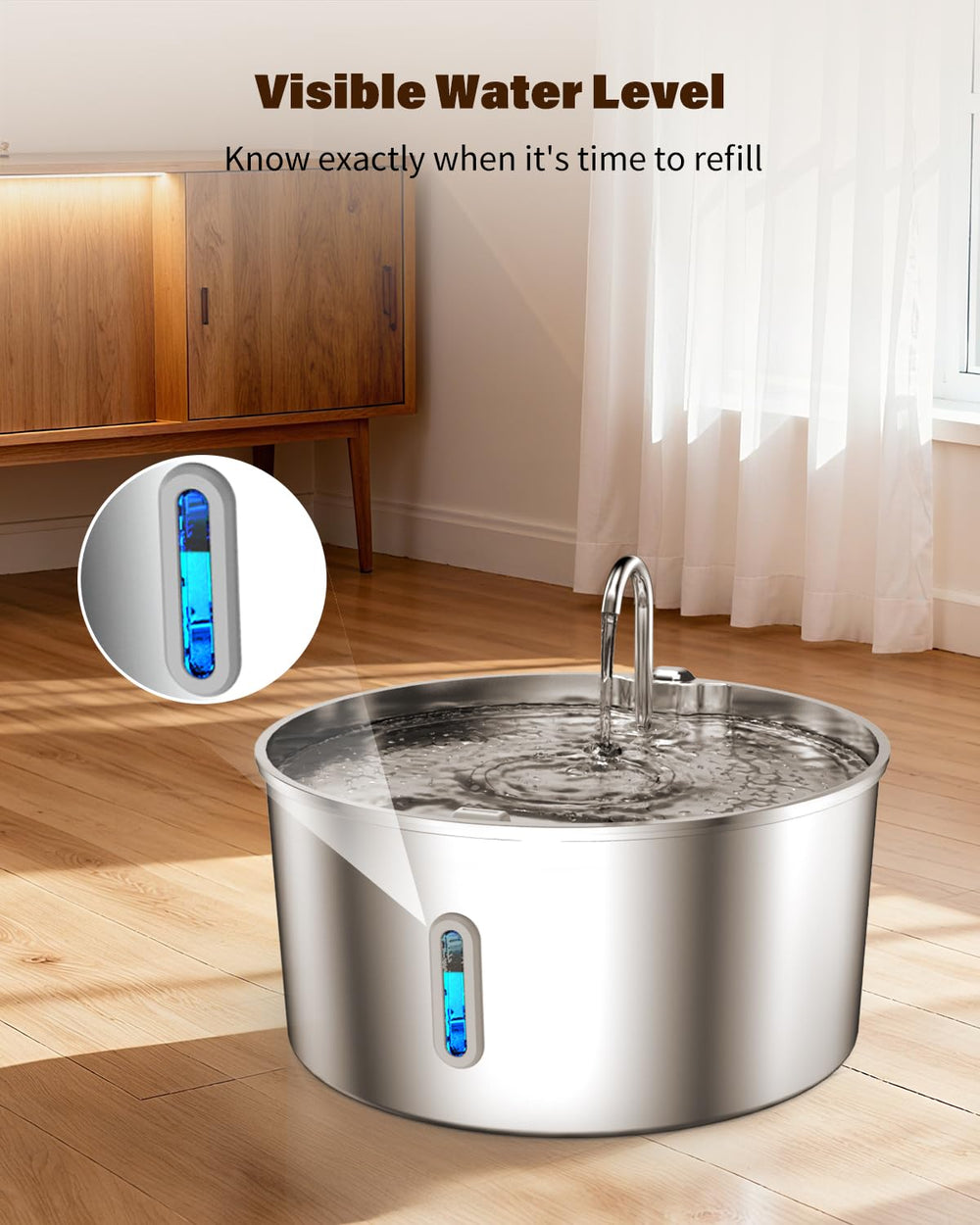 Wonder Creature dishwasher-safe stainless steel bowl for quick cleaning.