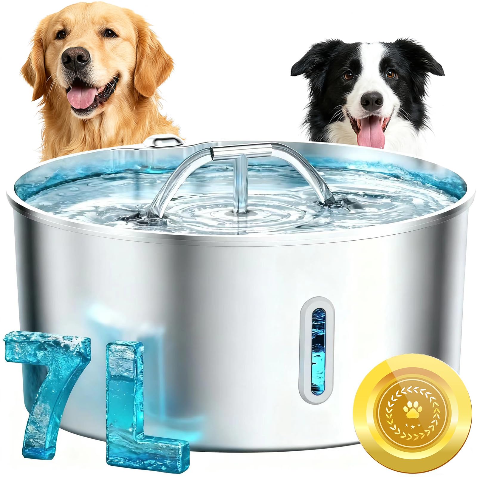 Wonder Creature dog water fountain 7L tank for large pets