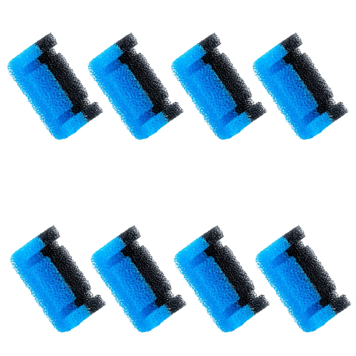 Wonder Creature sponge filter for round fountain captures hair and debris before pumping.