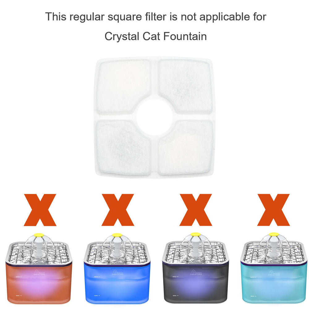 Wonder Creature four pre filter sponges help extend fountain life and reduce debris.