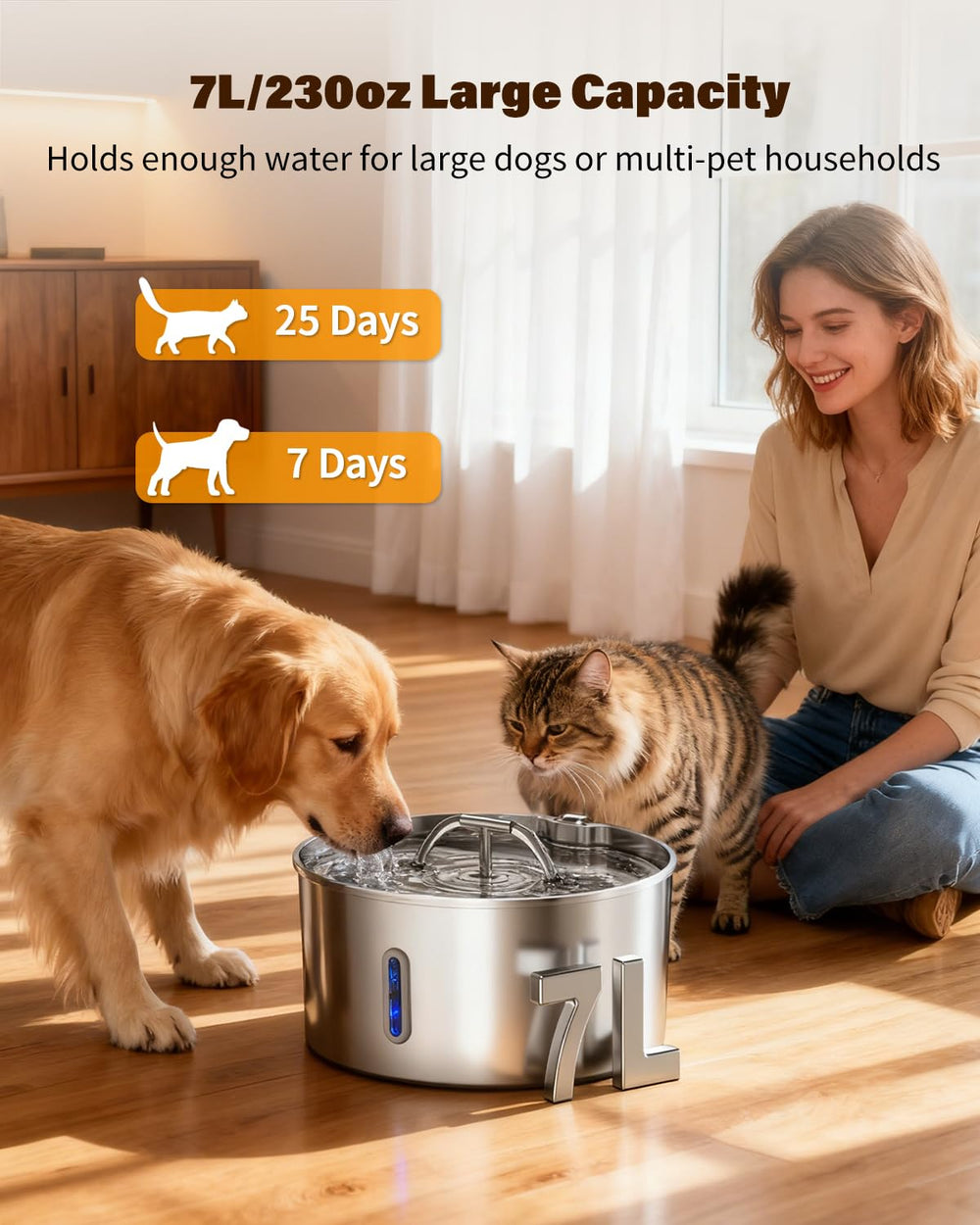 Wonder Creature stainless steel bowl for safe drinking