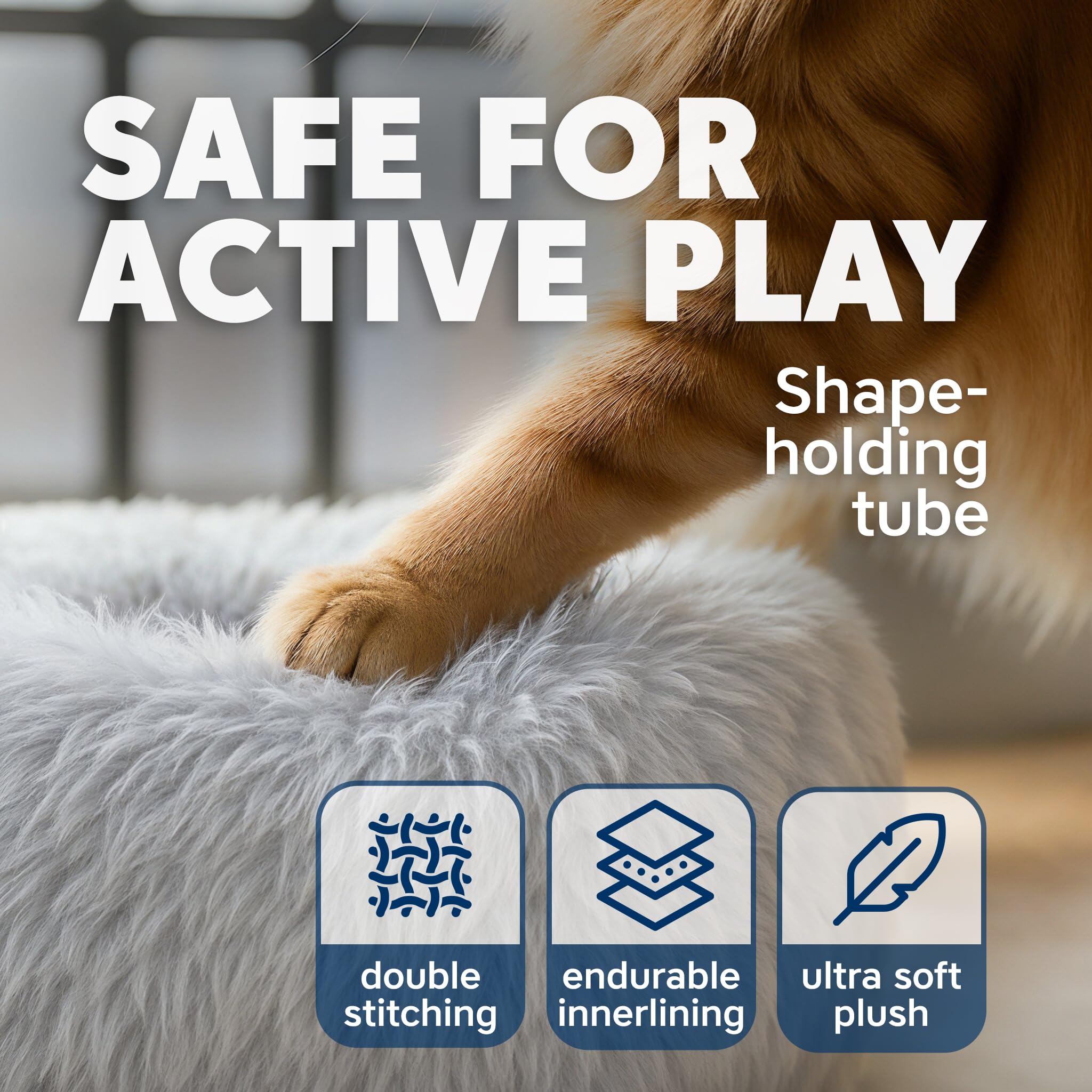 Wonder Family Cat Donut Tunnel Bed interconnected play spaces link into a circular ring.