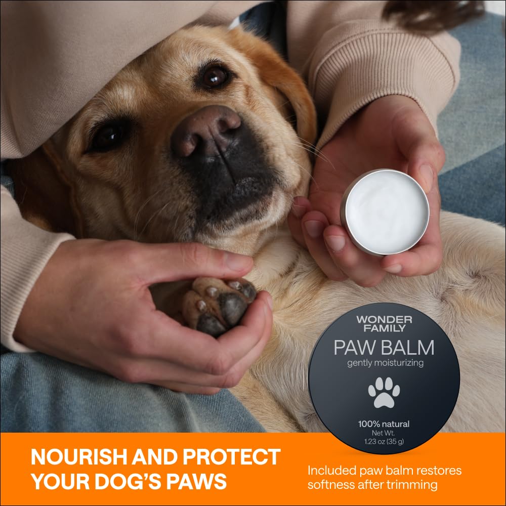 Wonder Family dog nail grinder ideal for quick on-the-go nail care.