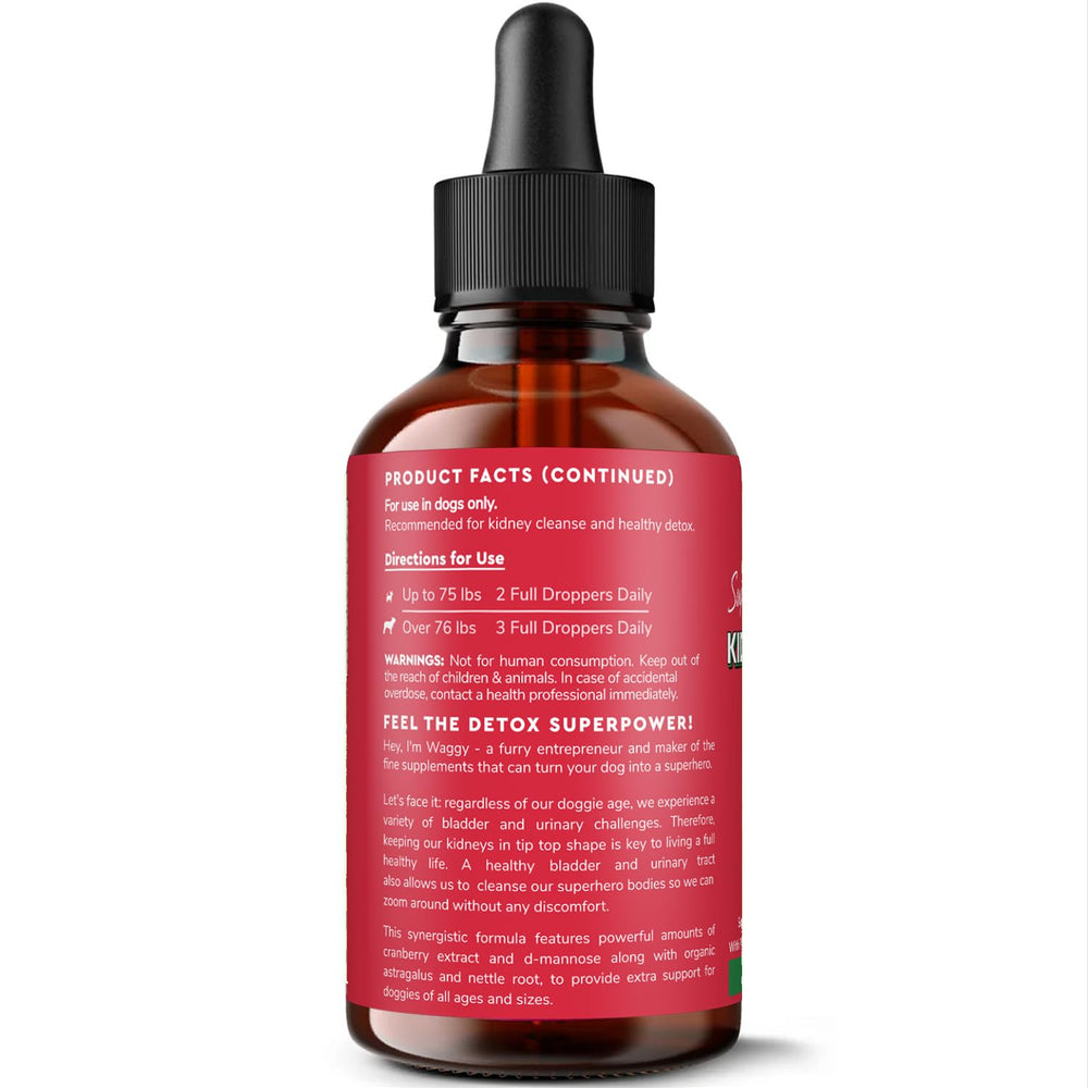 Wonder Paws detox and urinary health visuals suggest overall vitality benefits for dogs.